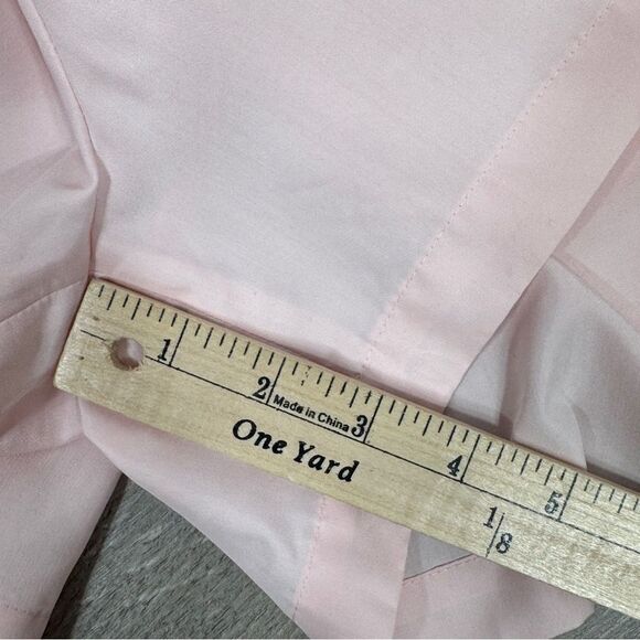 Elle Tie Waist High Rise Shorts Blush Pink 6 Paperbag - Picture 12 of 13